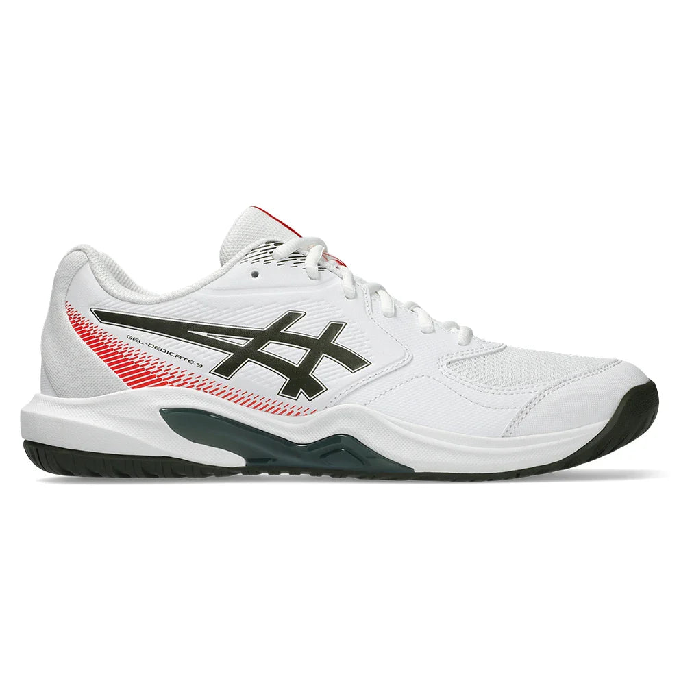 Men's GEL-Dedicate 9 Shoes White and Vintage Khaki