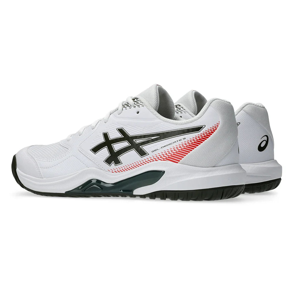 Men's GEL-Dedicate 9 Shoes White and Vintage Khaki