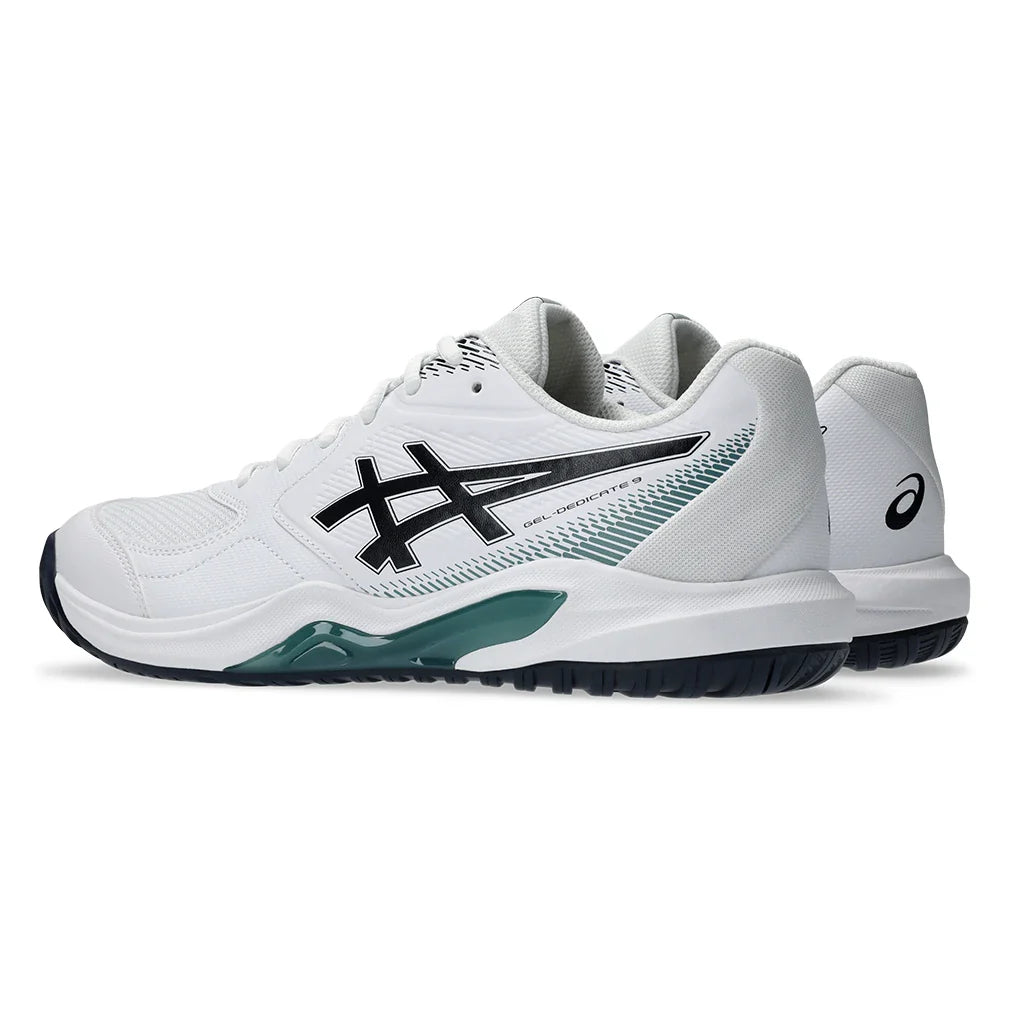 Men's GEL-Dedicate 9 Shoes White and Midnight