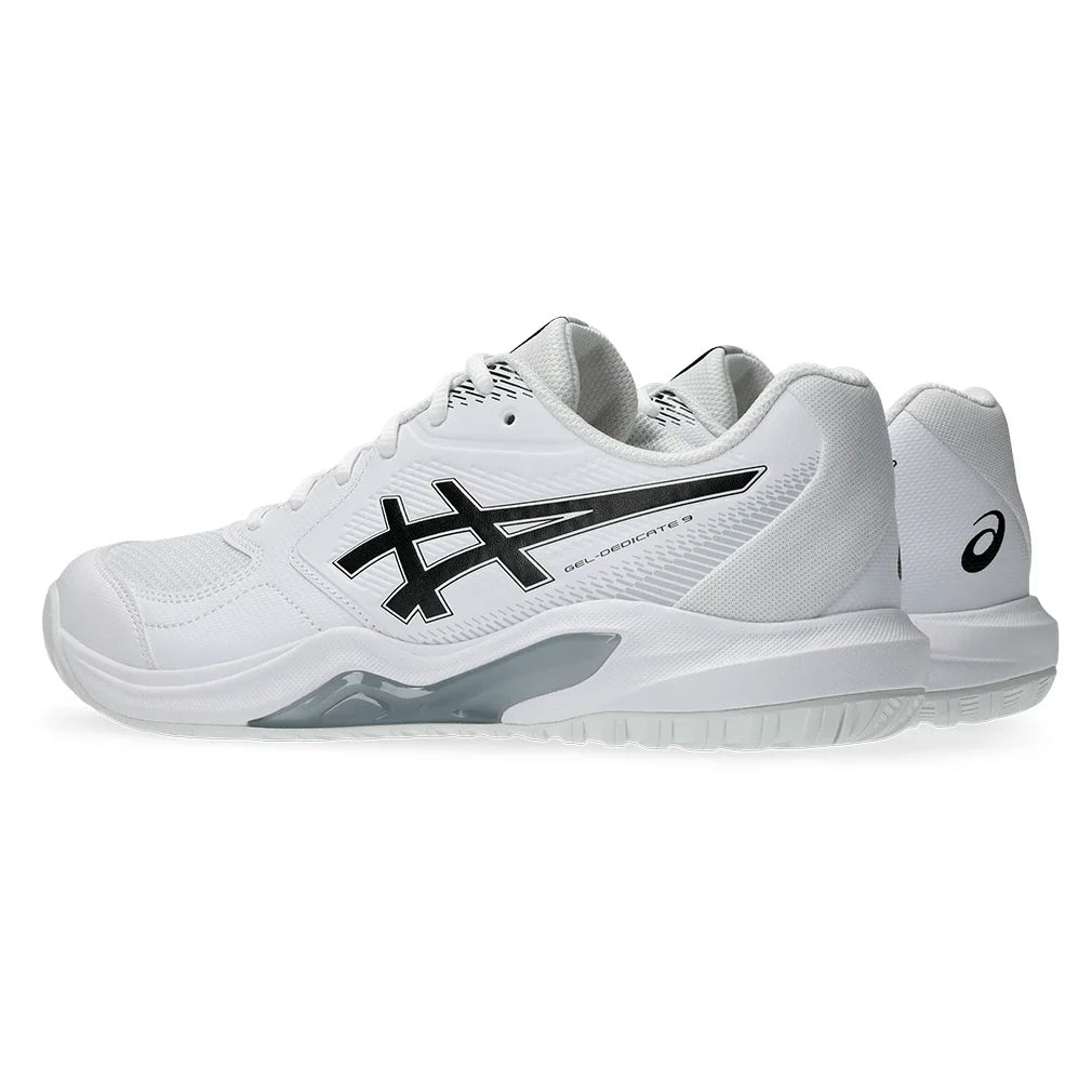 Men's GEL-Dedicate 9 Shoes White and Black