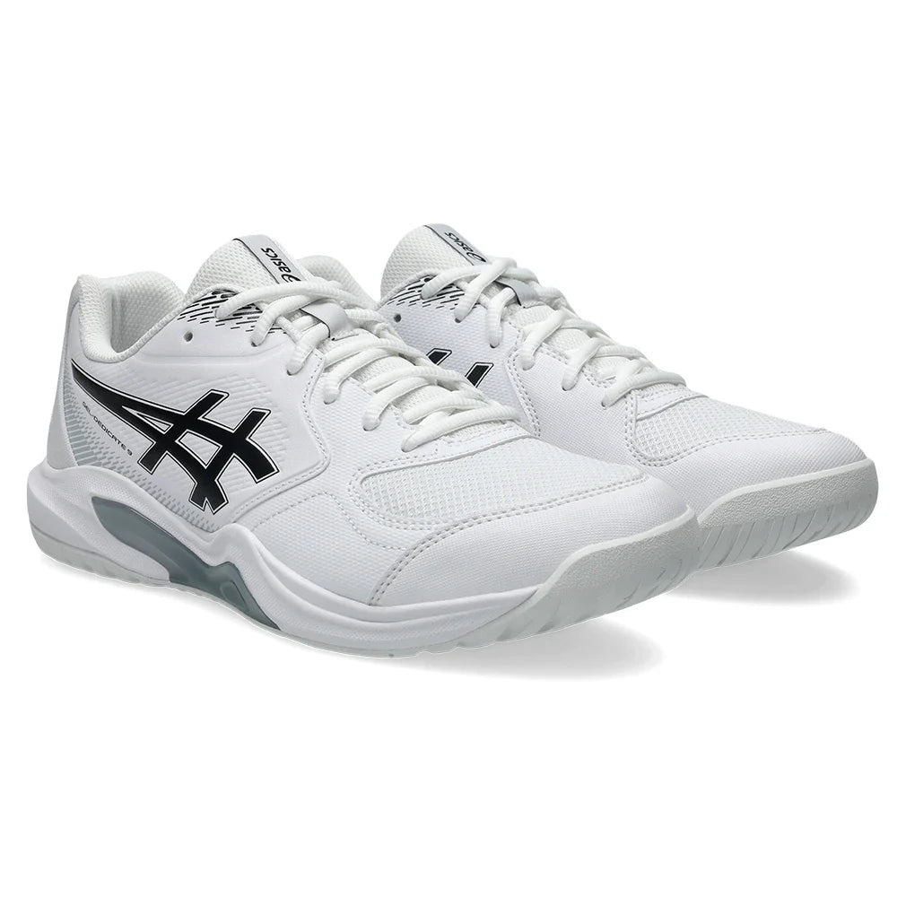 Men's GEL-Dedicate 9 Wide Shoes White and Black