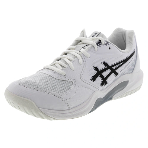 Men's GEL-Dedicate 9 Wide Shoes White and Black