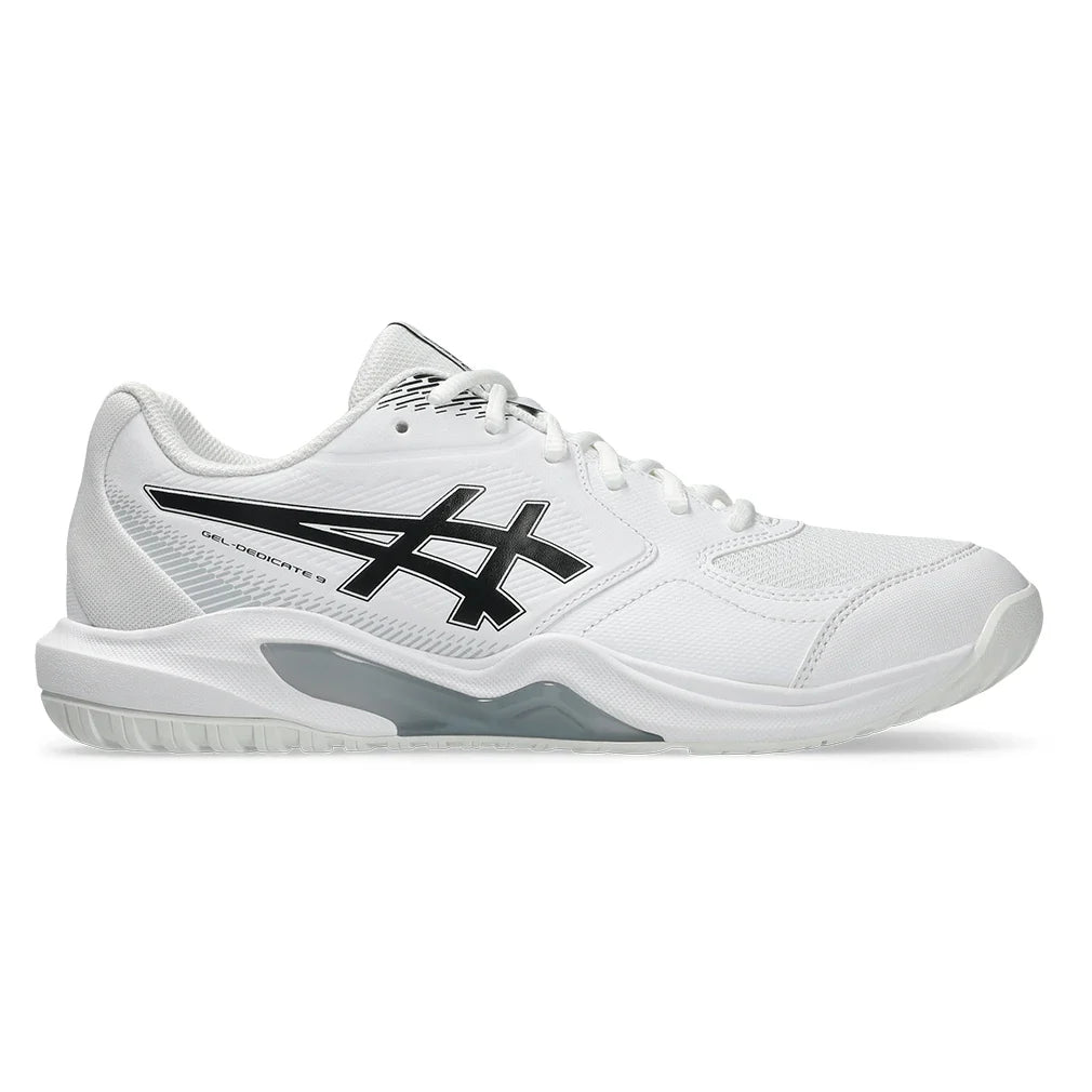 Men's GEL-Dedicate 9 Wide Shoes White and Black