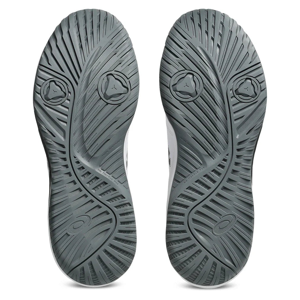 Men's GEL-Dedicate 9 Pickleball Shoes White and Gunmetal