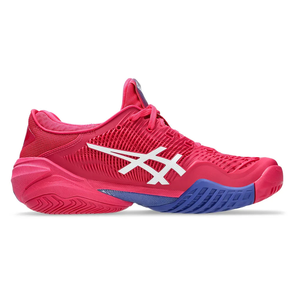 Women's Court FF 3 Court Shoes Bright Rose and White