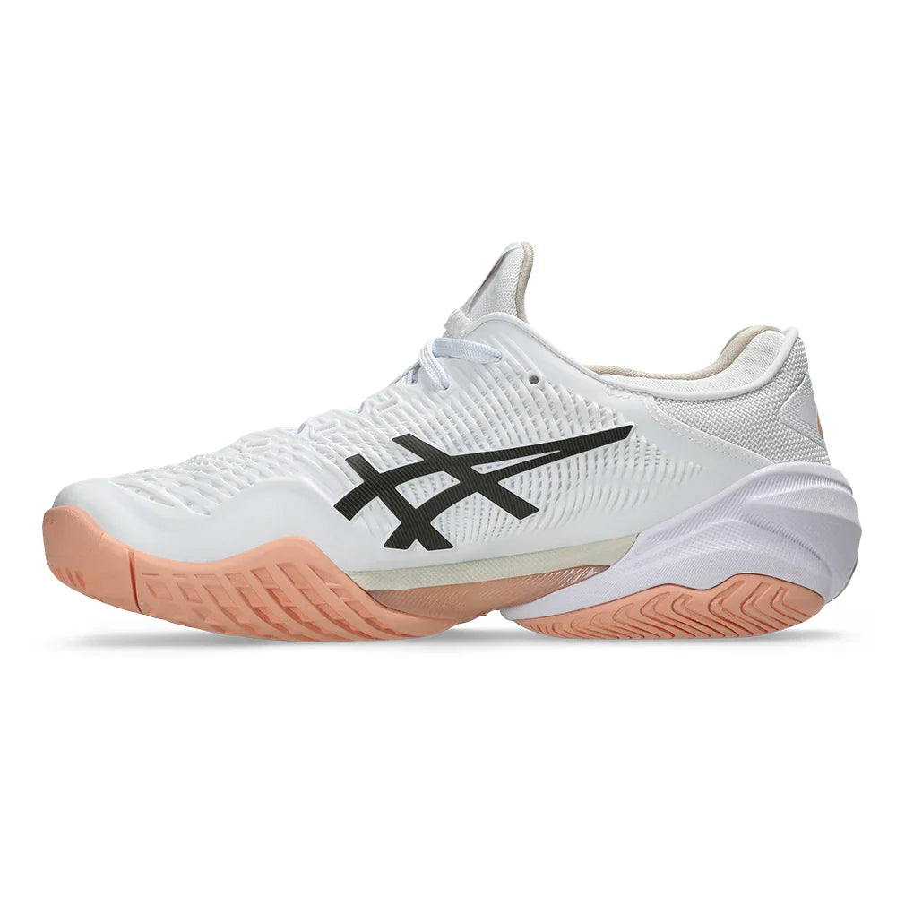 Women's Court FF 3 Shoes White and Black Coffee