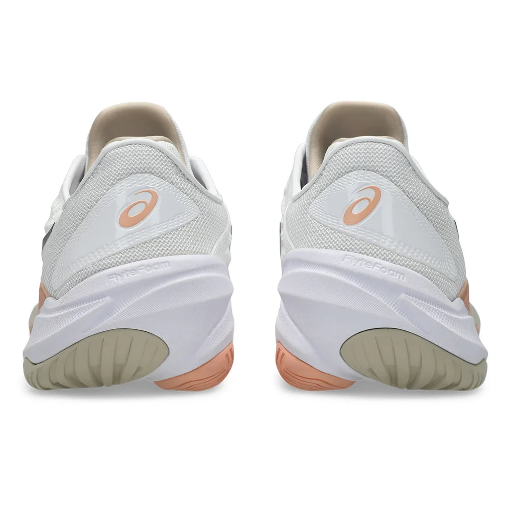 Women's Court FF 3 Shoes White and Black Coffee