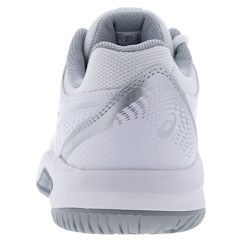 Women's Gel-Dedicate 8 Shoes White and Pure Silver