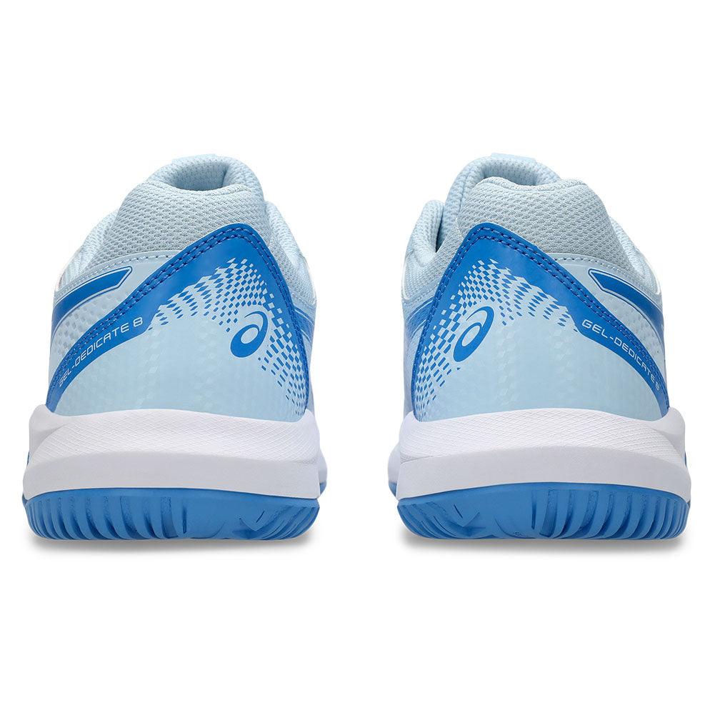 Women's GEL-Dedicate 8 Court Shoes Light Blue and Coast