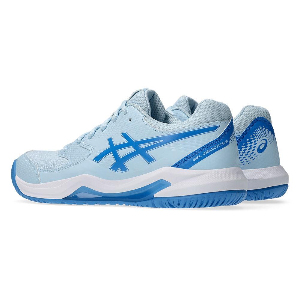 Women's GEL-Dedicate 8 Court Shoes Light Blue and Coast