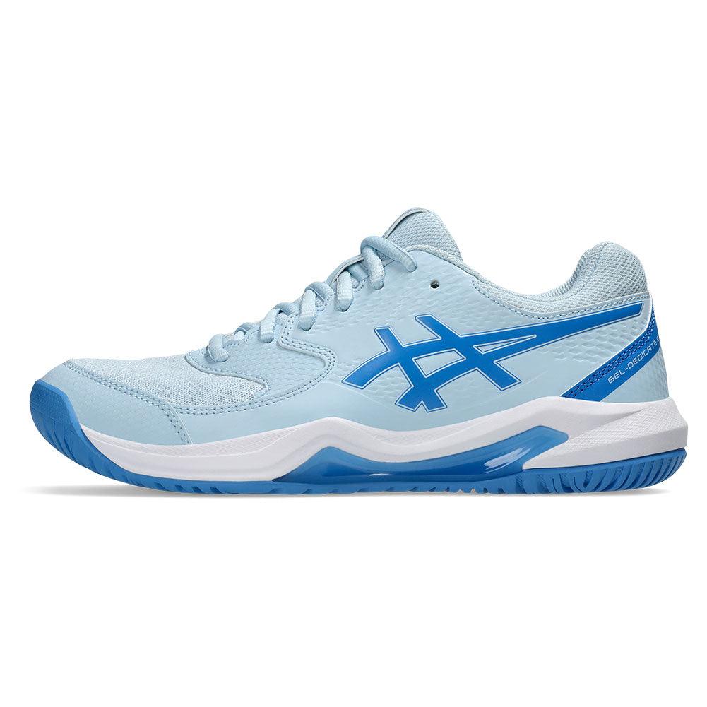 Women's GEL-Dedicate 8 Court Shoes Light Blue and Coast