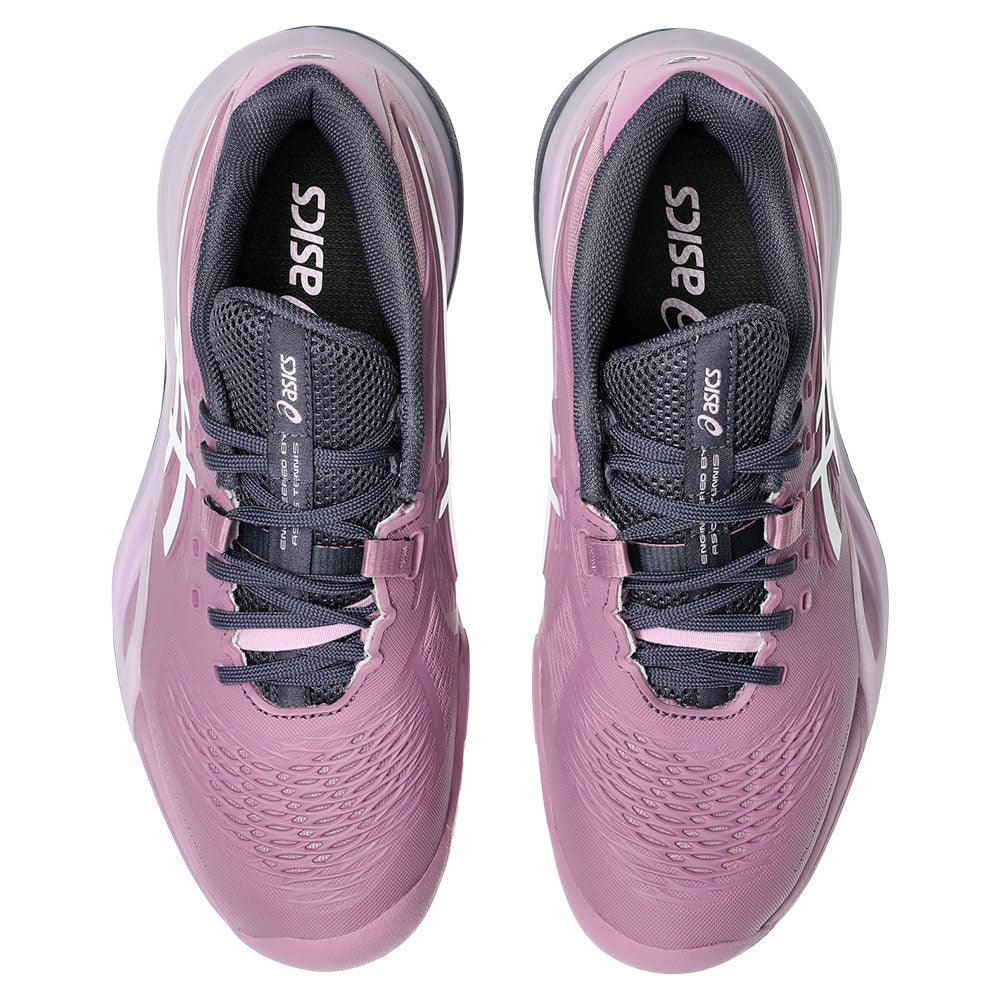 Women's GEL-Resolution X Wide Court Shoes Ube and White