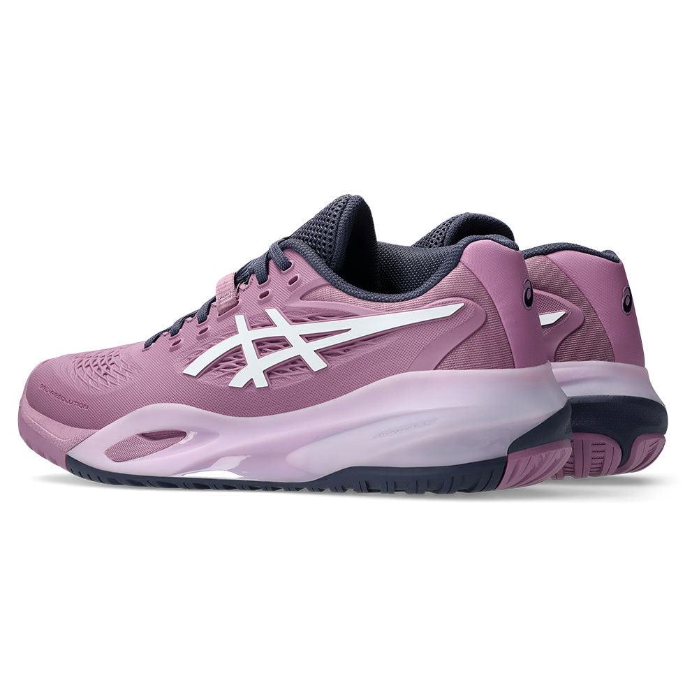 Women's GEL-Resolution X Wide Court Shoes Ube and White
