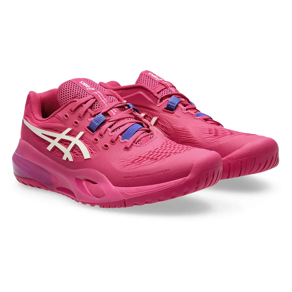 Women's GEL-Resolution X Shoes Bright Rose and Cream
