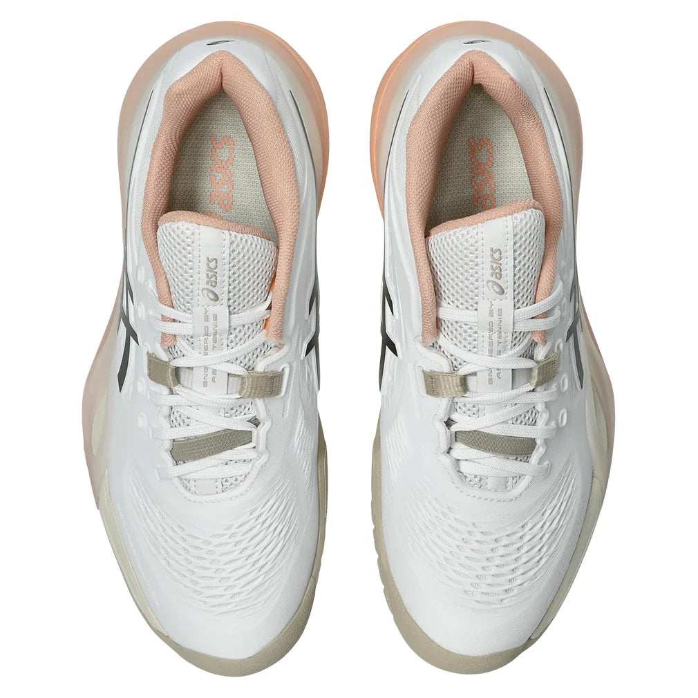 Women's GEL-Resolution X Shoes White and Black Coffee