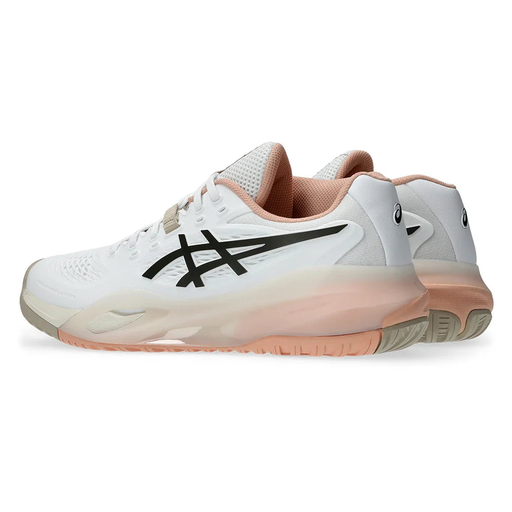 Women's GEL-Resolution X Shoes White and Black Coffee