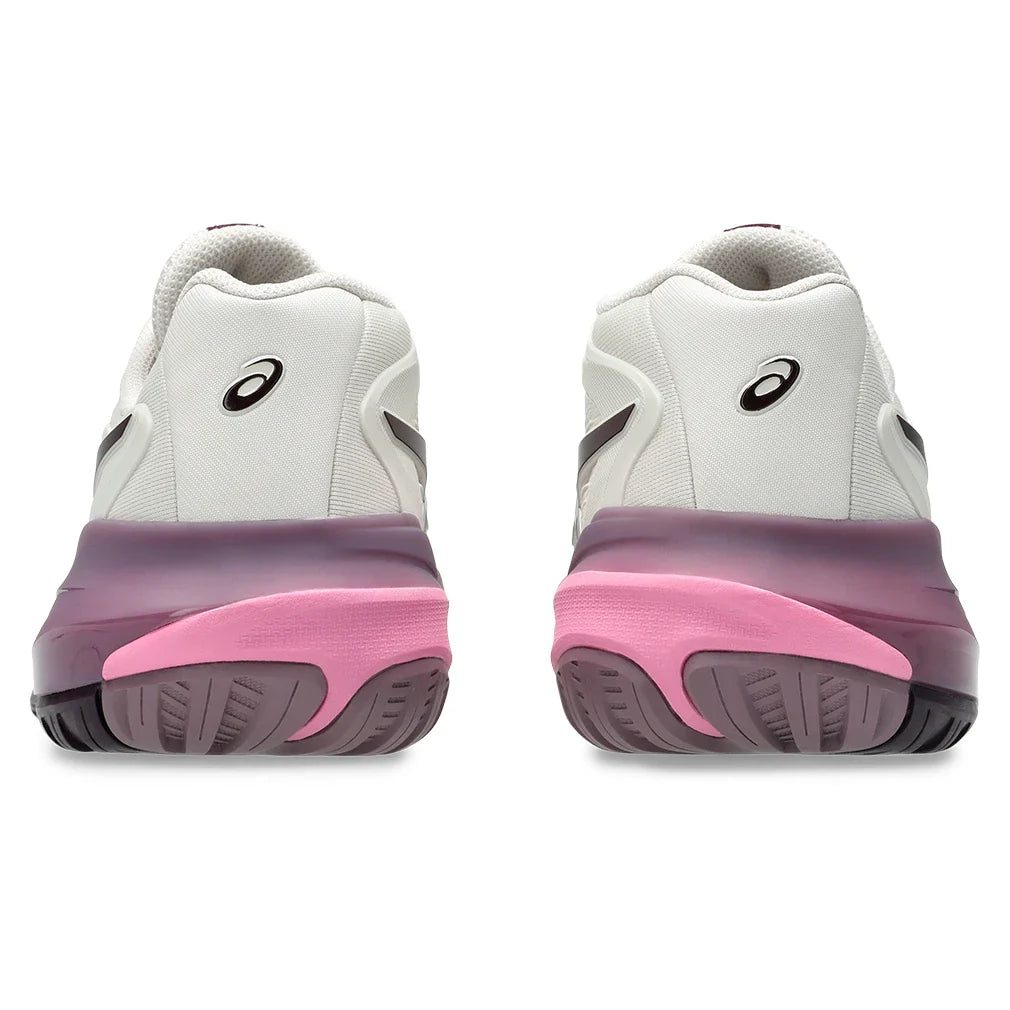 Women's GEL-Resolution X Shoes Soft Oat and Dark Aubergine