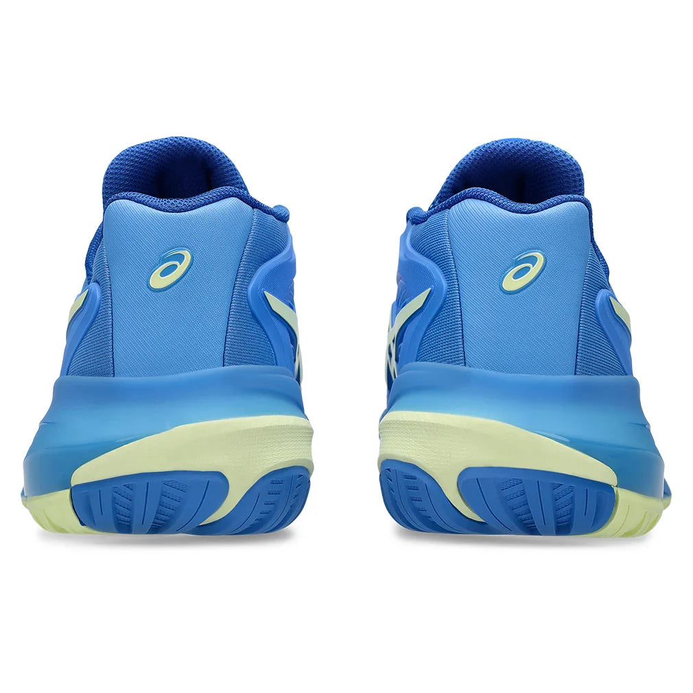 Women's GEL-Resolution X Court Shoes Blue Coast and Huddle Yellow