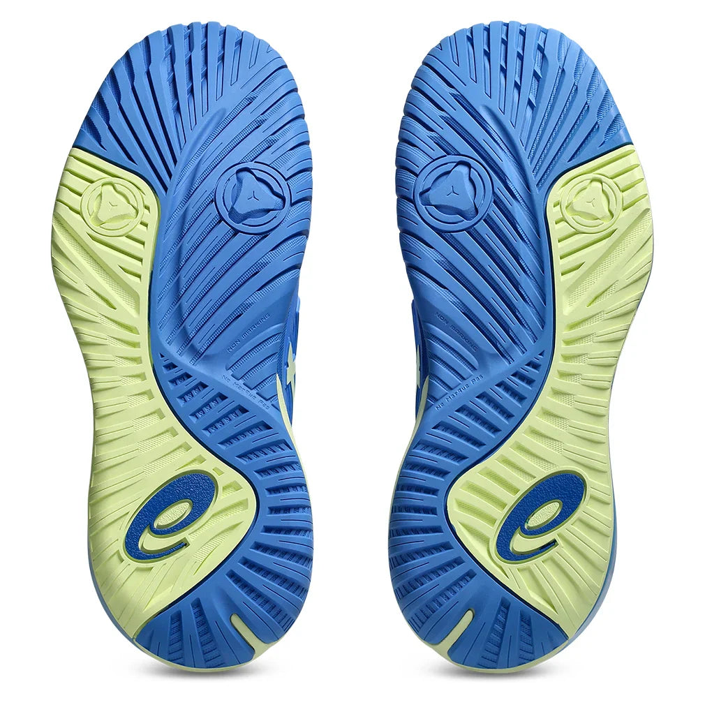 Women's GEL-Resolution X Court Shoes Blue Coast and Huddle Yellow