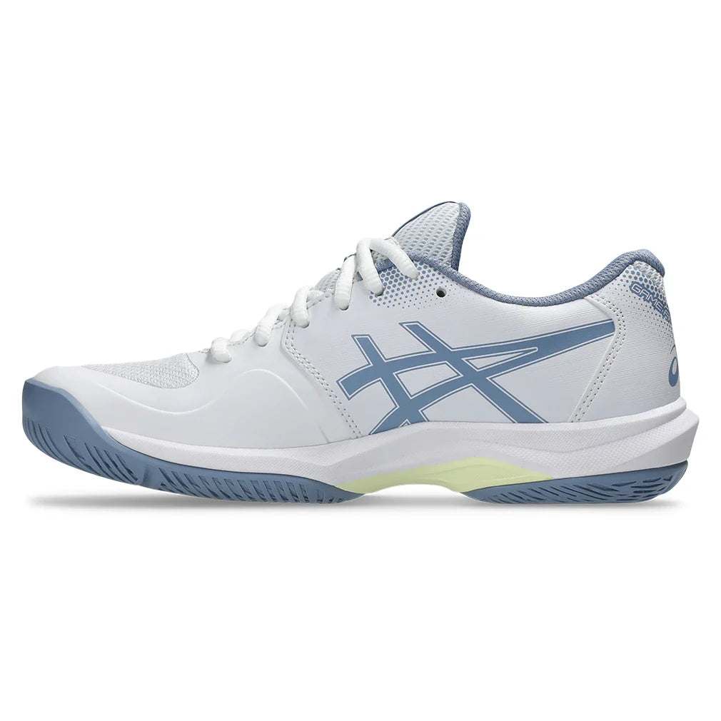 Women's Game FF Pickleball Shoes White and Calm Indigo