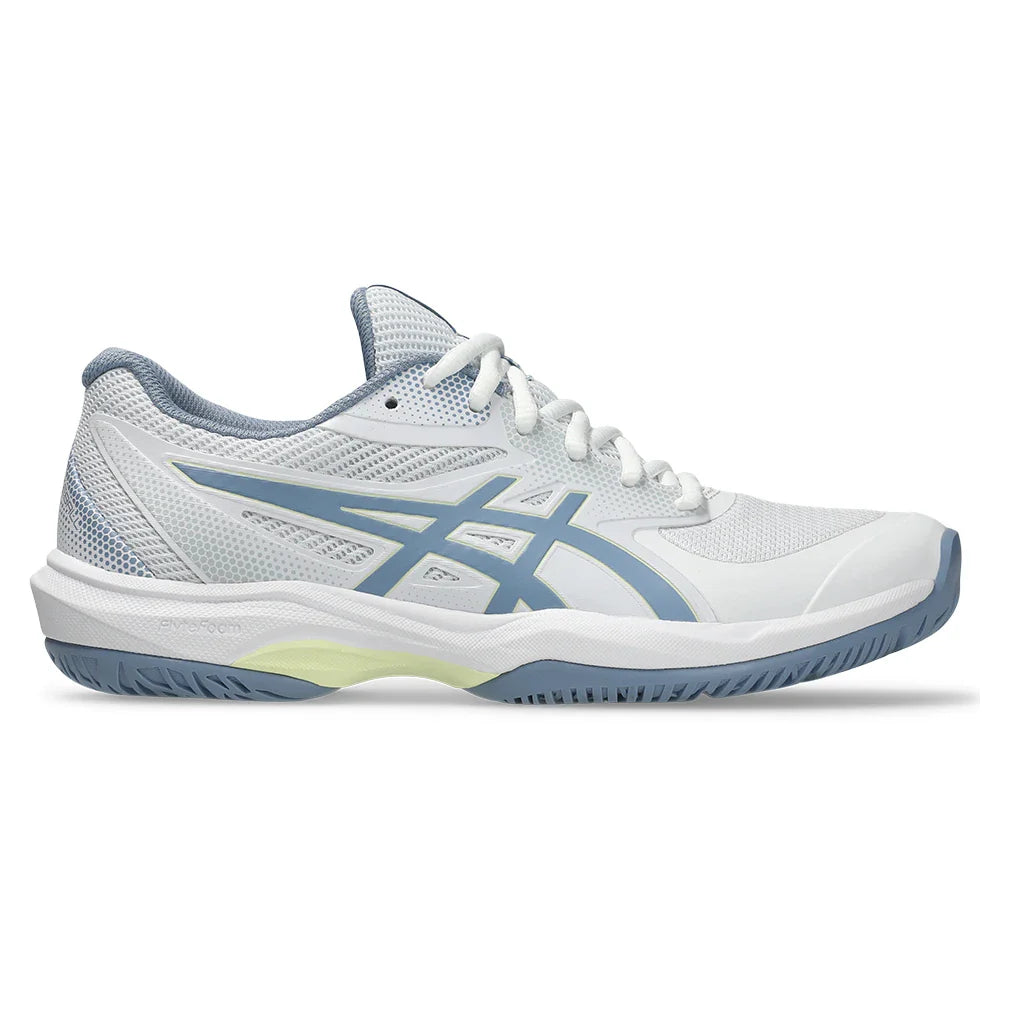 Women's Game FF Pickleball Shoes White and Calm Indigo