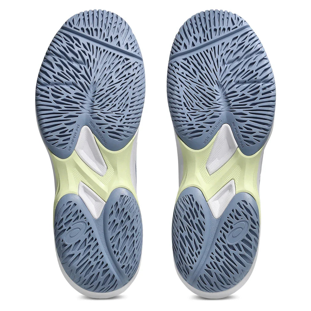 Women's Game FF Pickleball Shoes White and Calm Indigo