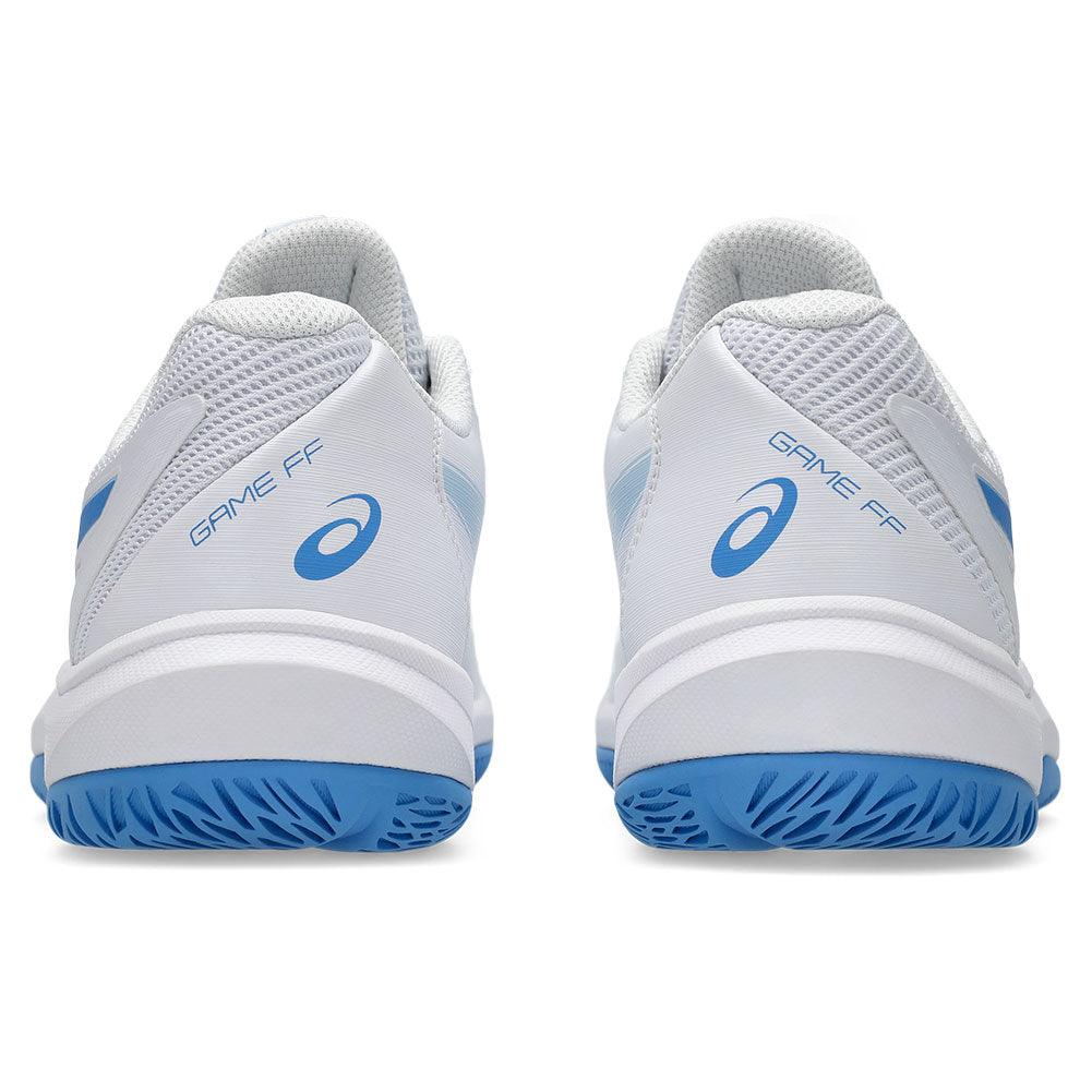 Women's Game FF Court Shoes White and Blue Coast