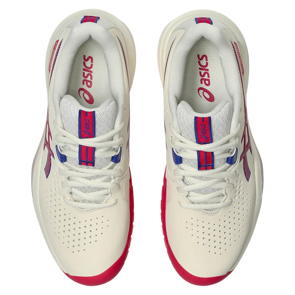 Women's GEL-Challenger 15 Court Shoes Cream and Bright Rose