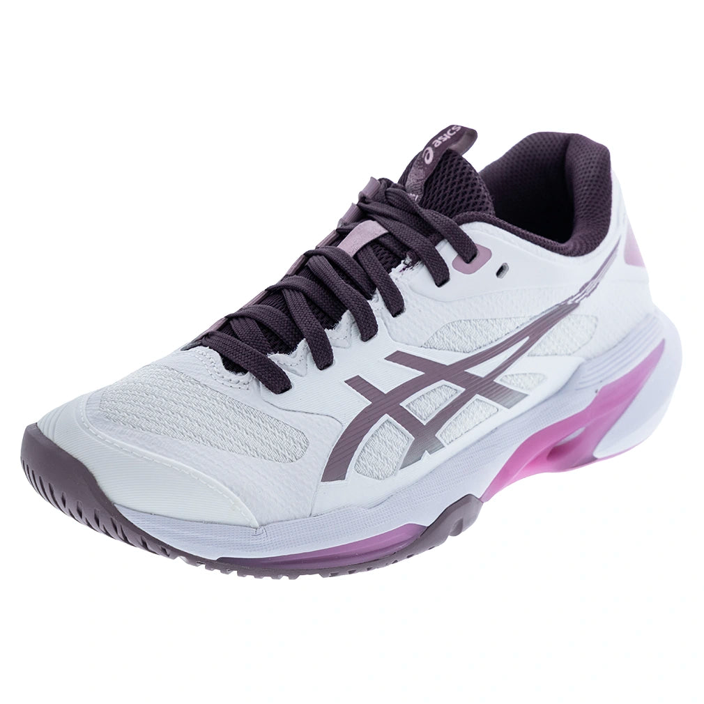 Women's Solution Speed FF 4 Shoes White and Dusty Mauve