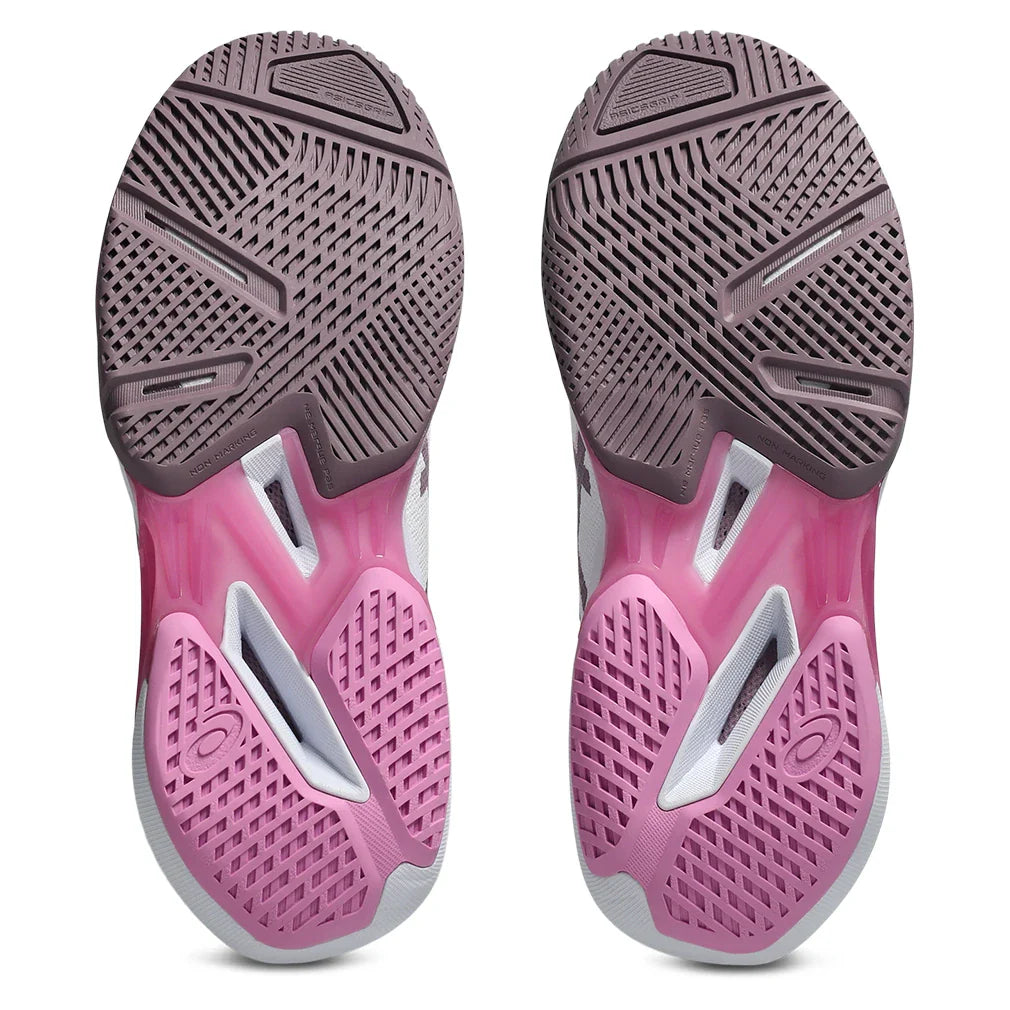 Women's Solution Speed FF 4 Shoes White and Dusty Mauve