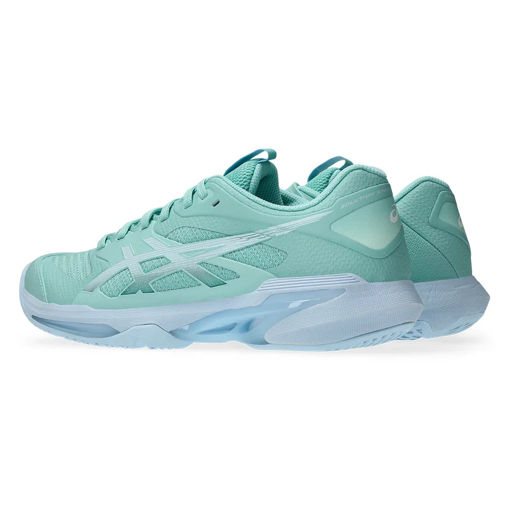 Women's Solution Speed FF 4 Shoes Oasis Green and Light Blue