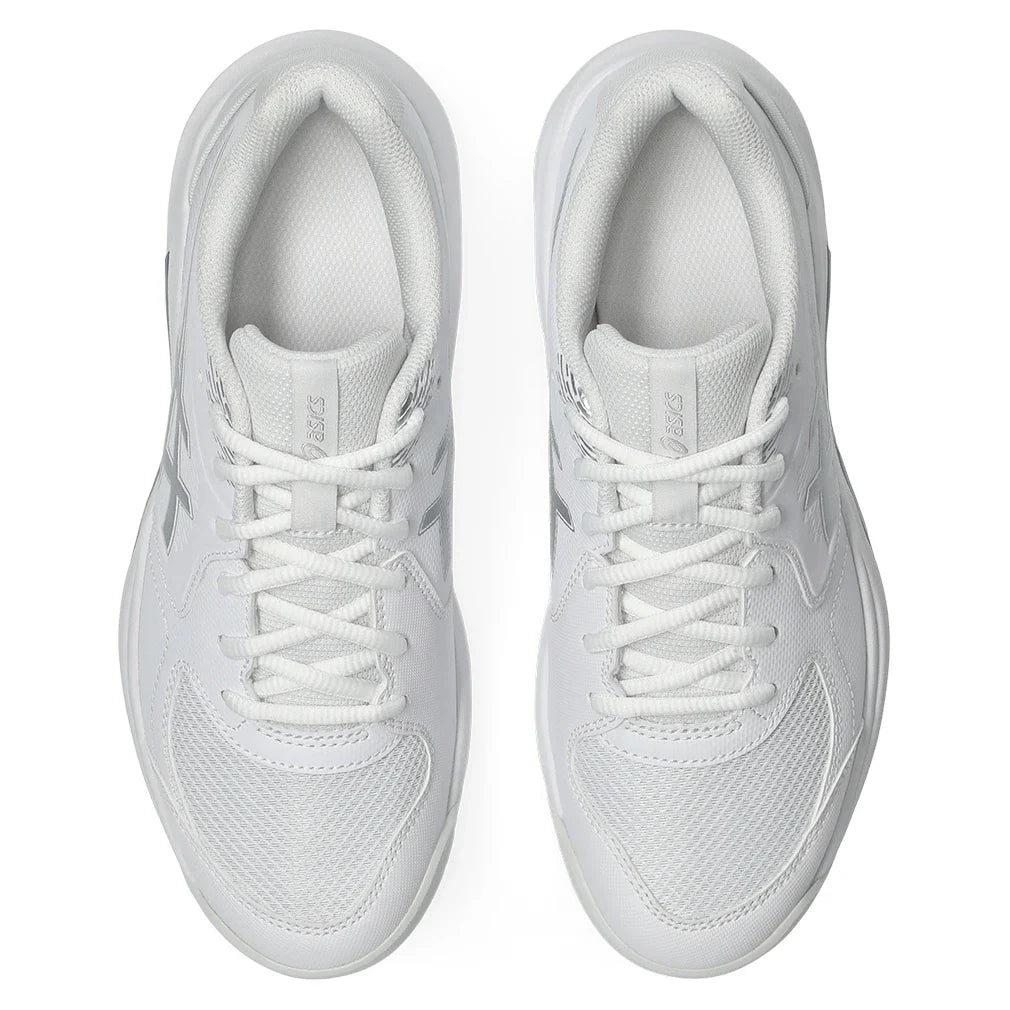 Women's GEL-Dedicate 9 Wide Shoes White and Pure Silver