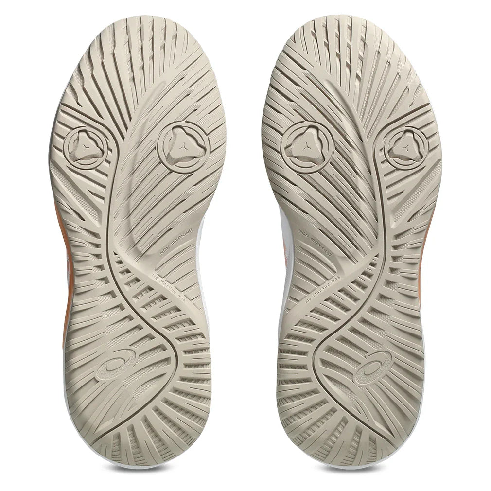 Women's GEL-Dedicate 9 Shoes White and Cantaloupe