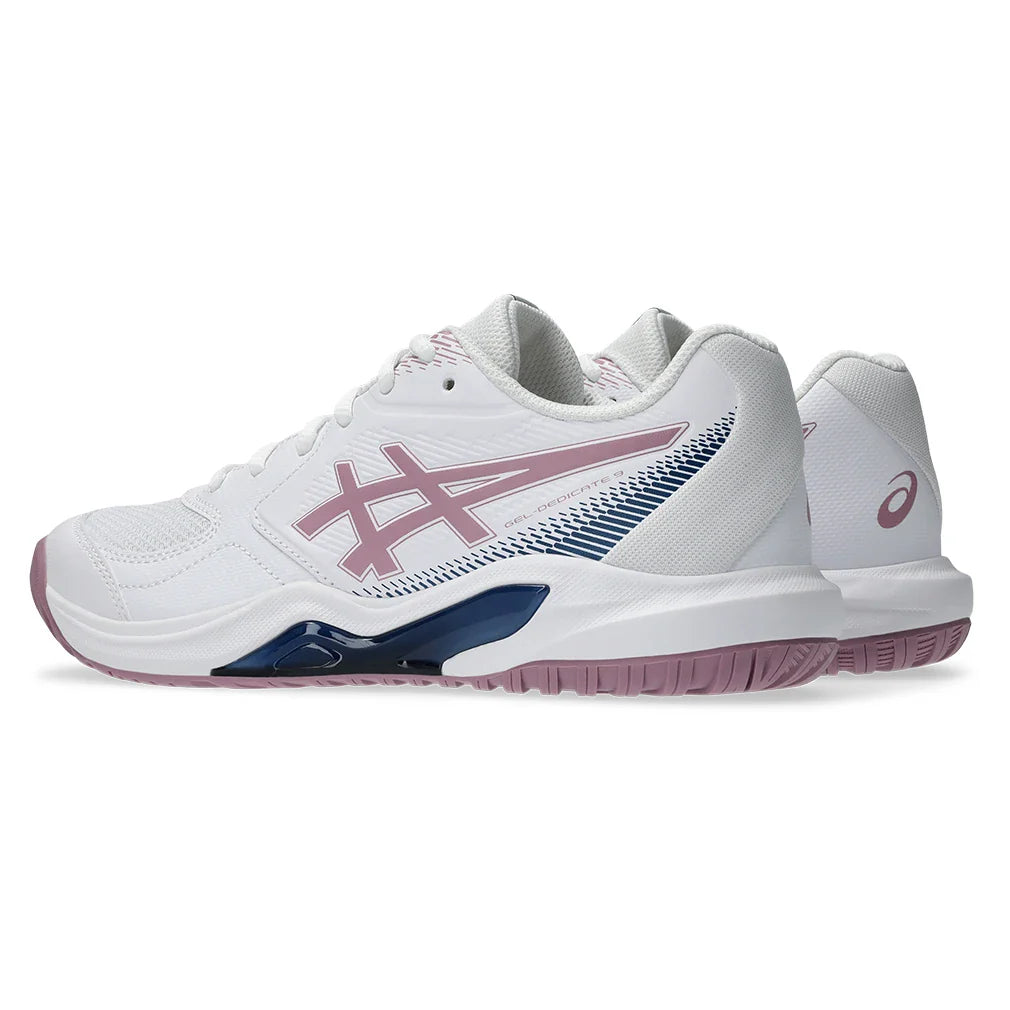 Women's GEL-Dedicate 9 Shoes White and Taro Purple