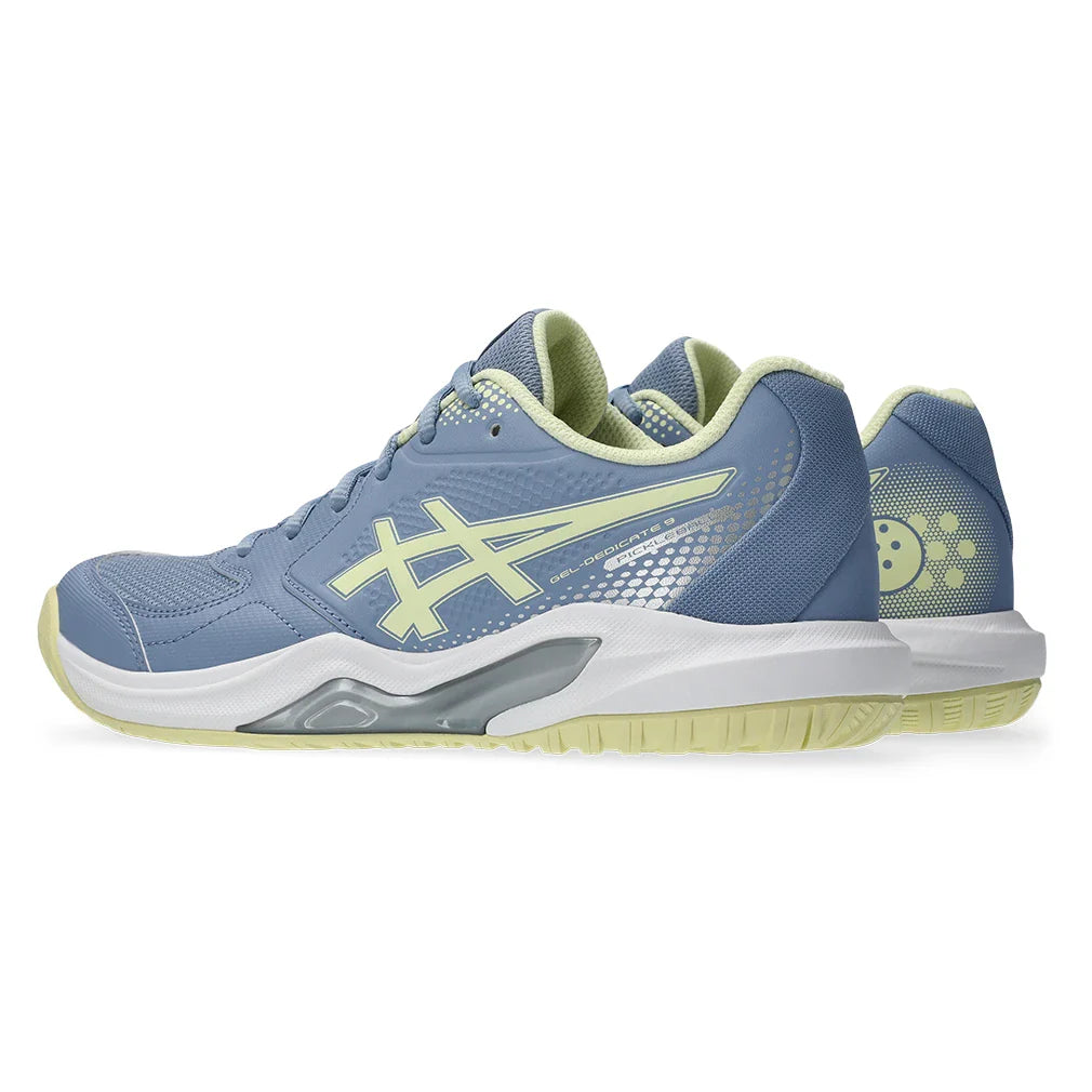 Women's GEL-Dedicate 9 Pickleball Shoes Calm Indigo and Soft Yellow