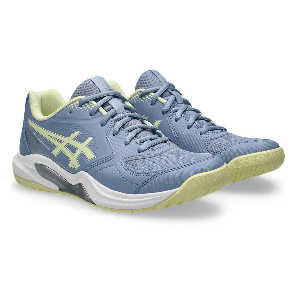 Women's GEL-Dedicate 9 Pickleball Shoes Calm Indigo and Soft Yellow