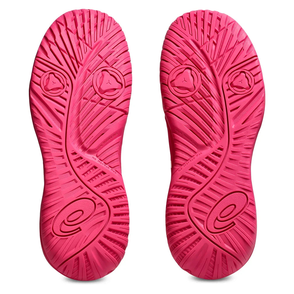Juniors' GEL-Resolution X GS Court Shoes Bright Rose and Cream