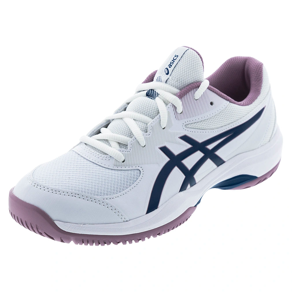 Juniors' GEL-Game GS Shoes White and Independence Blue