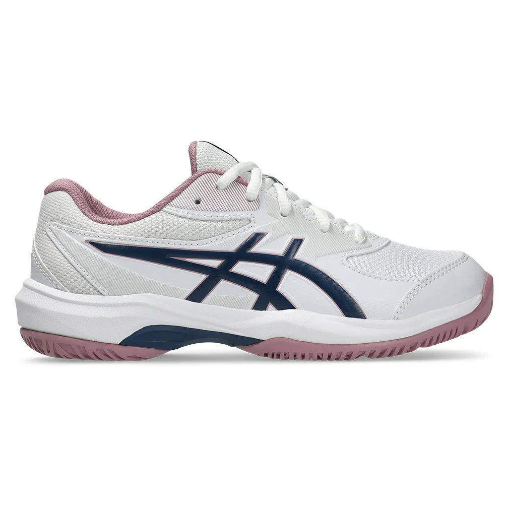 Juniors' GEL-Game GS Shoes White and Independence Blue