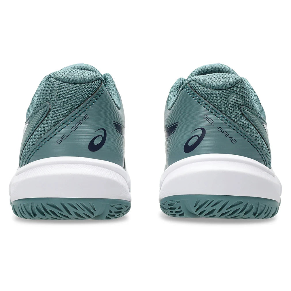 Juniors' GEL-Game GS Shoes Foggy Teal and White