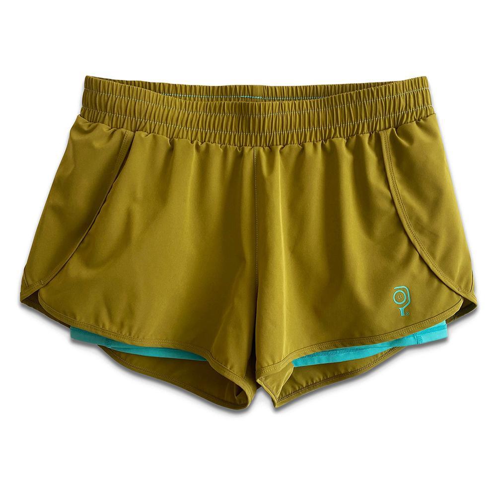 Women's 3 Inch Inseam 2-in-1 Split Pickleball Short