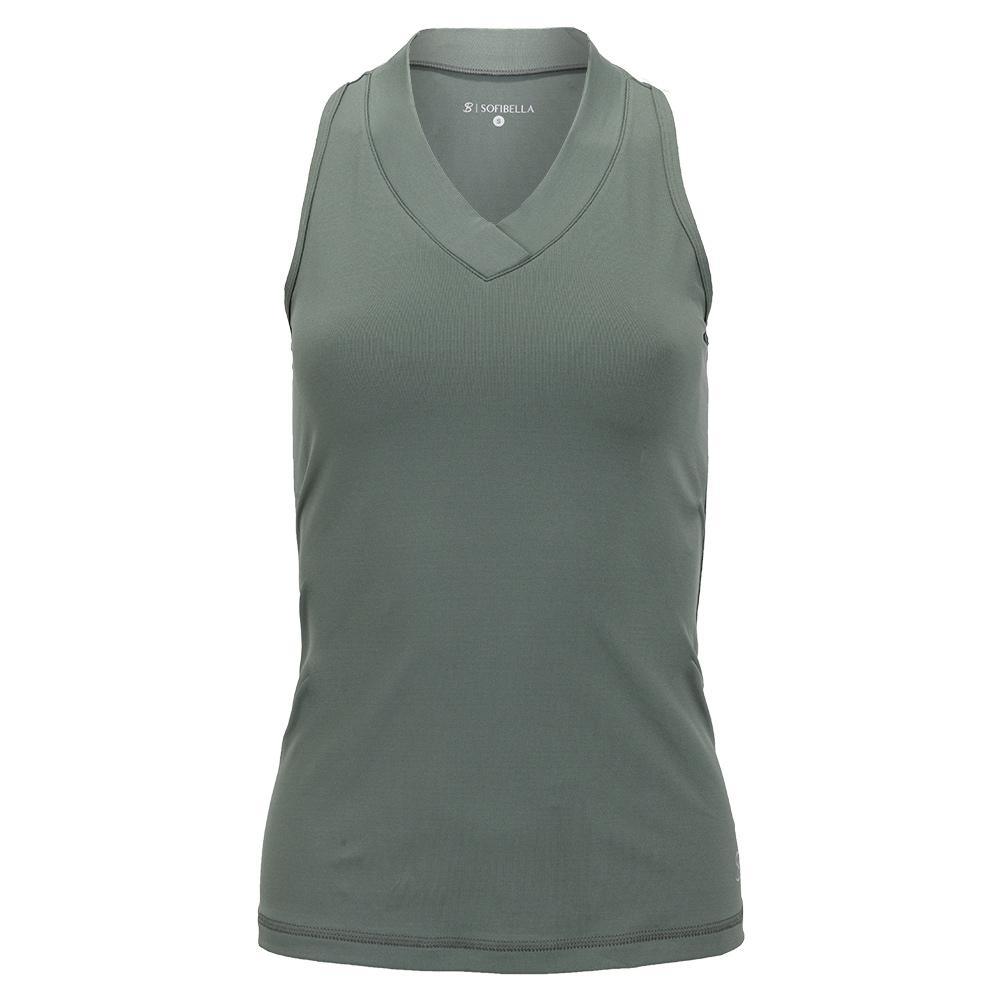 Women's UV Colors Racerback Tank Army