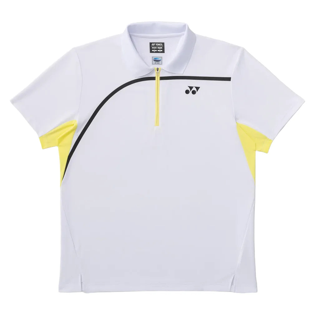 Unisex Tournament Polo, Yonex, White, Pickleball Express, 10709-WHITE-1