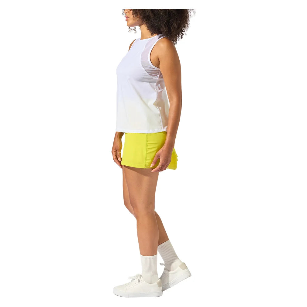 Women's Swing Tank Top White, Bobbe, Pickleball Express, 108-50109BF26-5