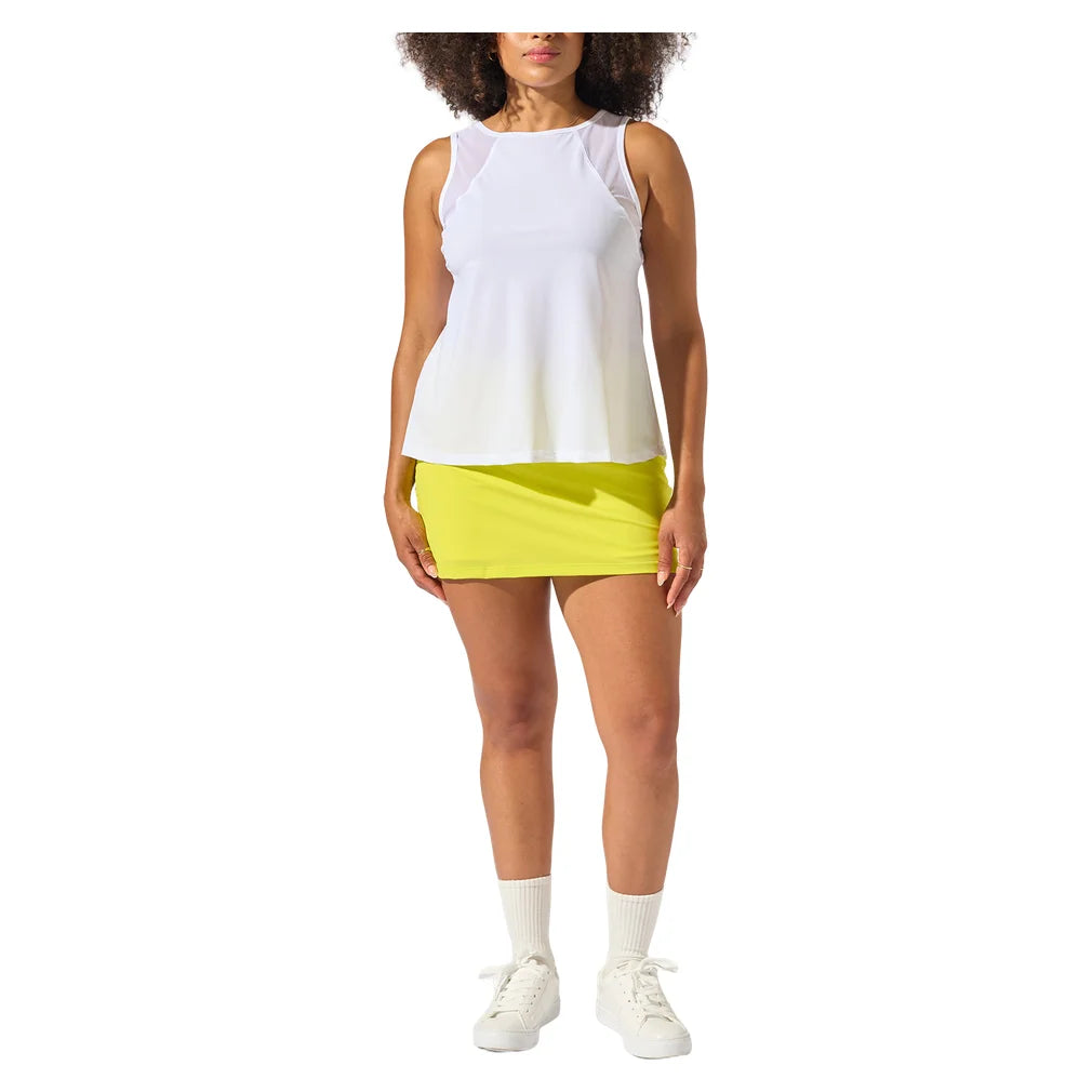 Women's Swing Tank Top White, Bobbe, Pickleball Express, 108-50109BF26-6