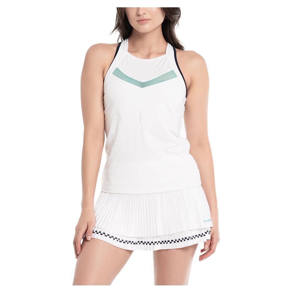Women's V.I.P. Tank with Bra White