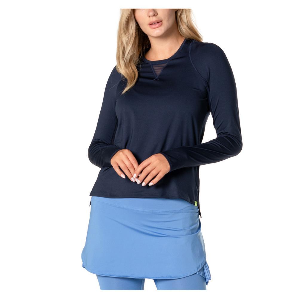 Women's LUV High Low Breezy Long Sleeve Top