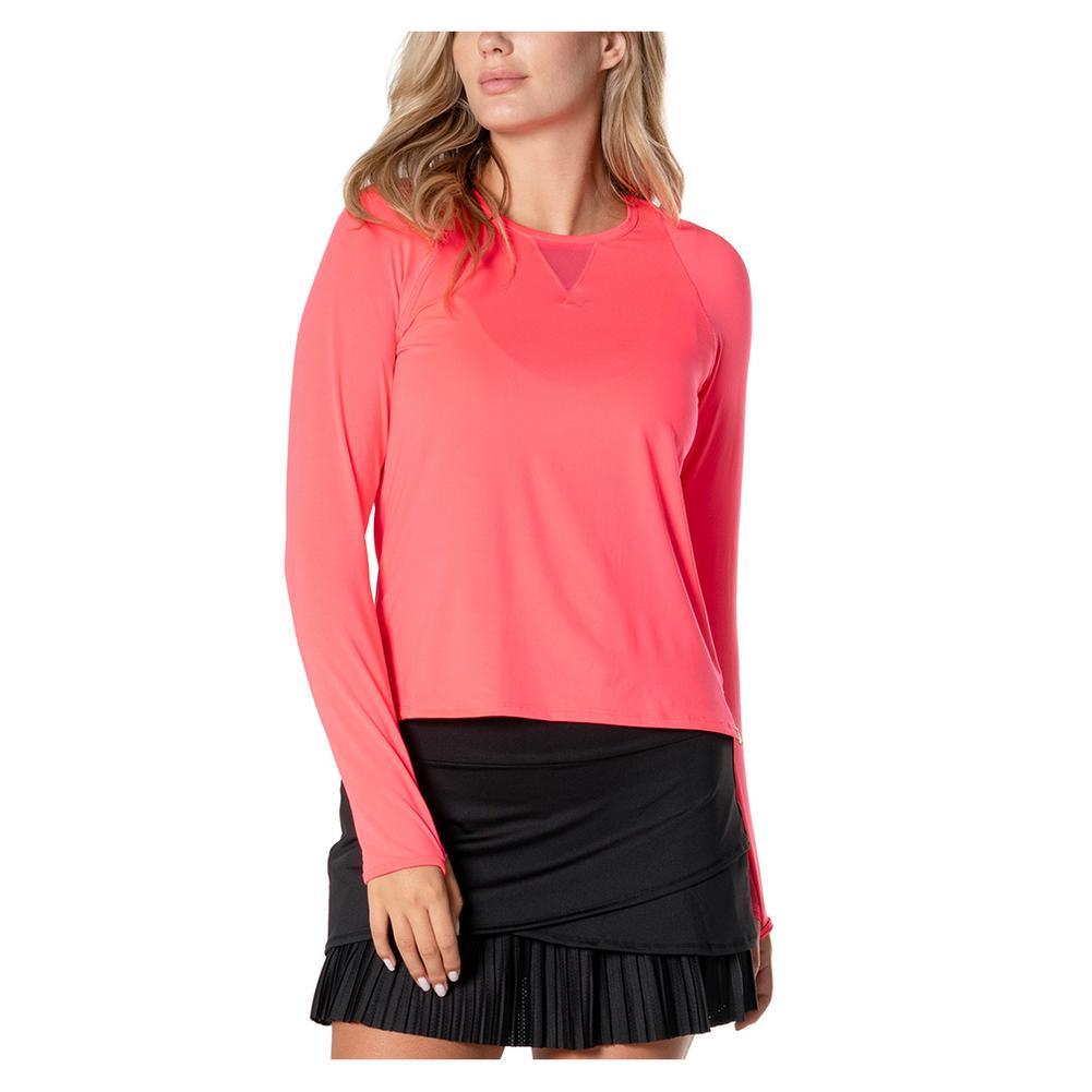 Women's LUV High Low Breezy Long Sleeve Top