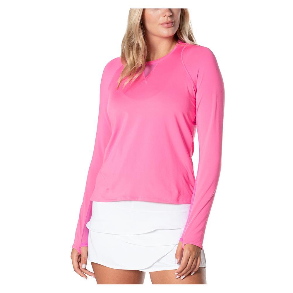 Women's LUV High Low Breezy Long Sleeve Top