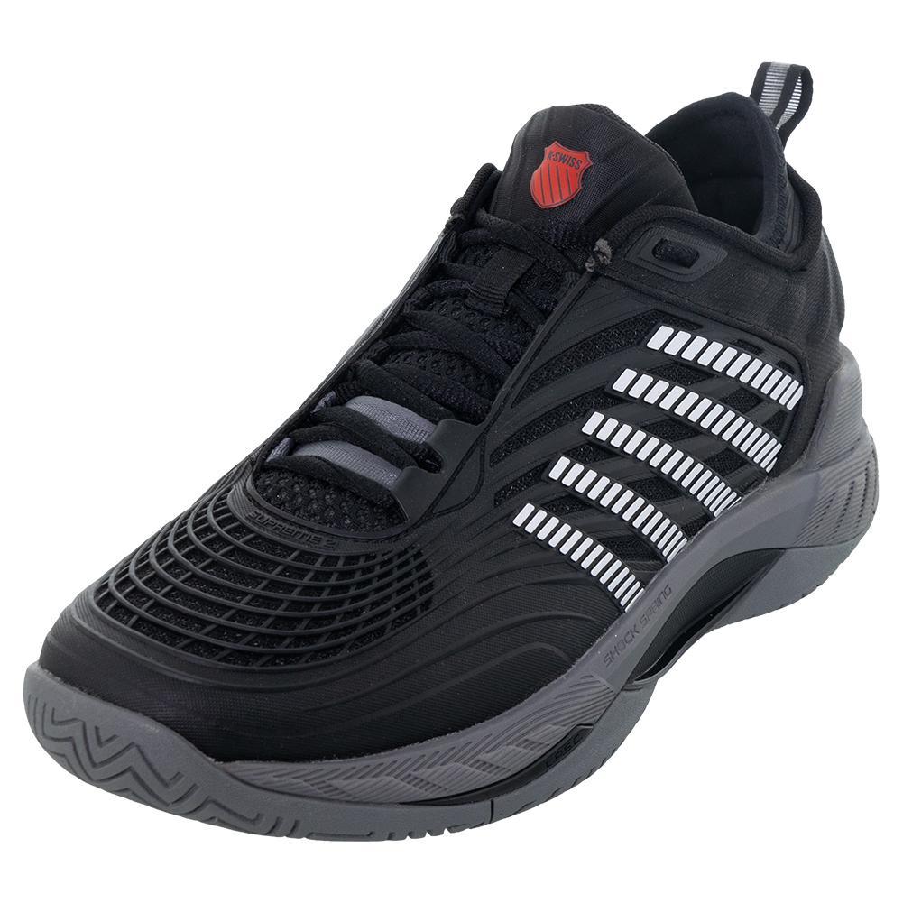 Men's Hypercourt Supreme 2 Shoes Black and Steel Gray